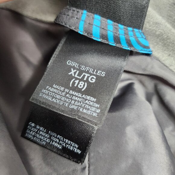 The North Face Girls XL 18 Jacket Multicolor Hooded Polyester Outdoor Coat - Picture 3 of 9